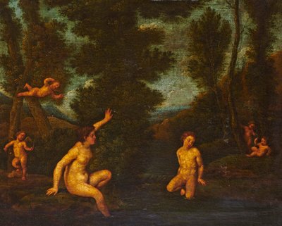 Salmacis and Hermaphrodite by Francesco Albani